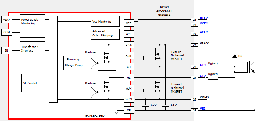 副方芯片的原理框圖 副方芯片的原理框圖