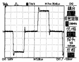 圖3 原始驅動波形